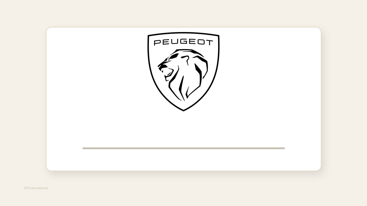 Logo officiel Peugeot