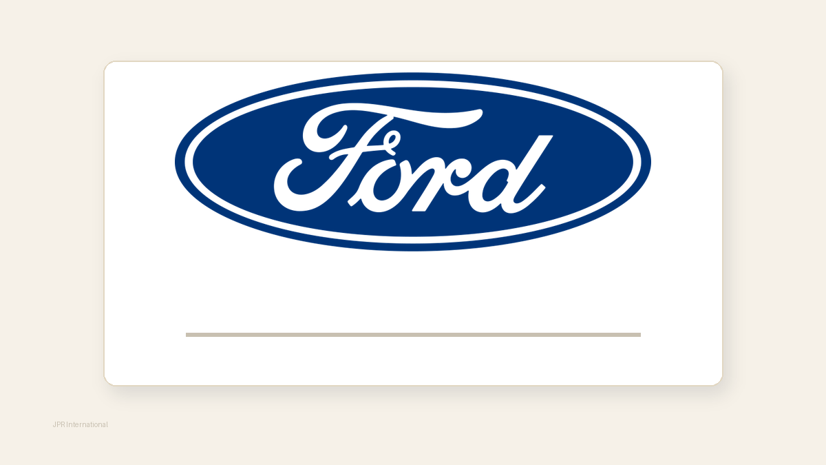 Logo officiel Ford
