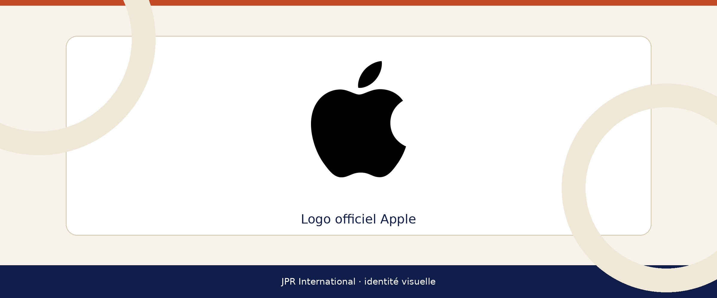 Logo officiel Apple