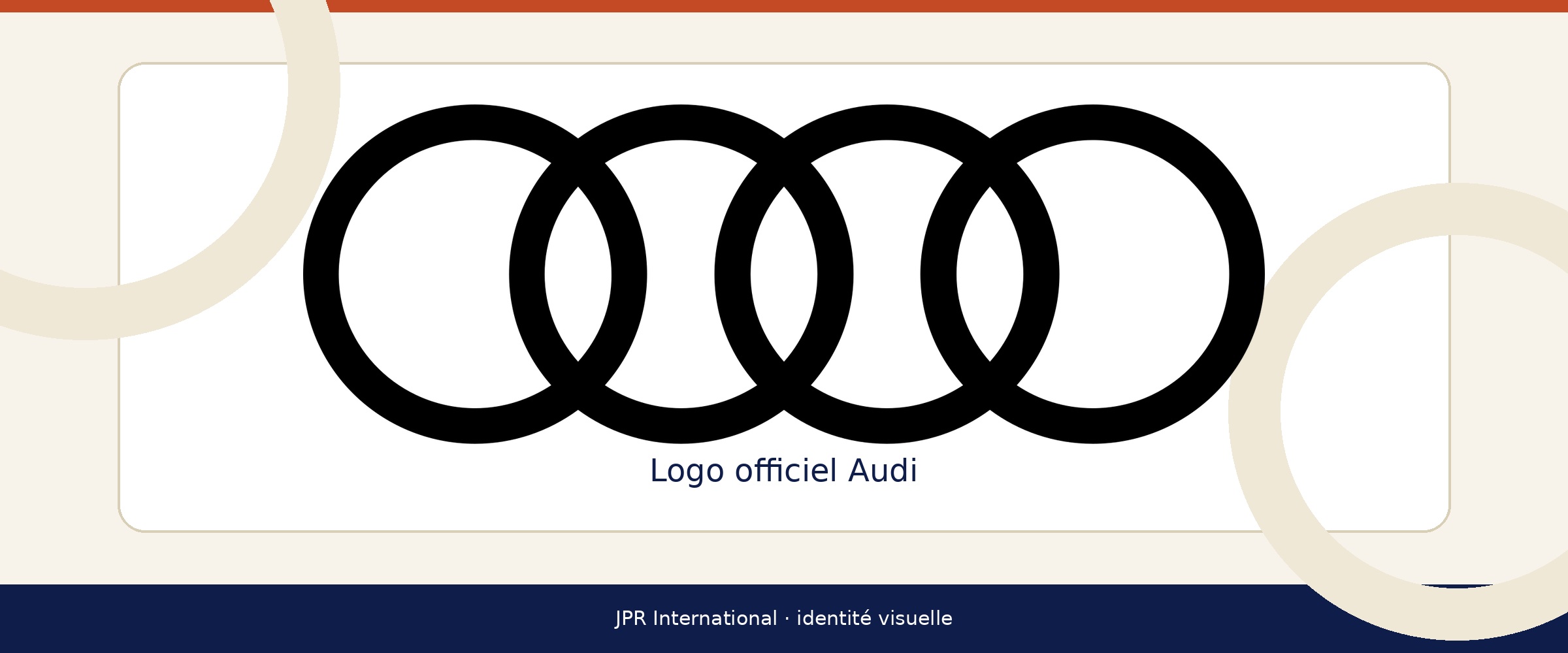Logo officiel Audi