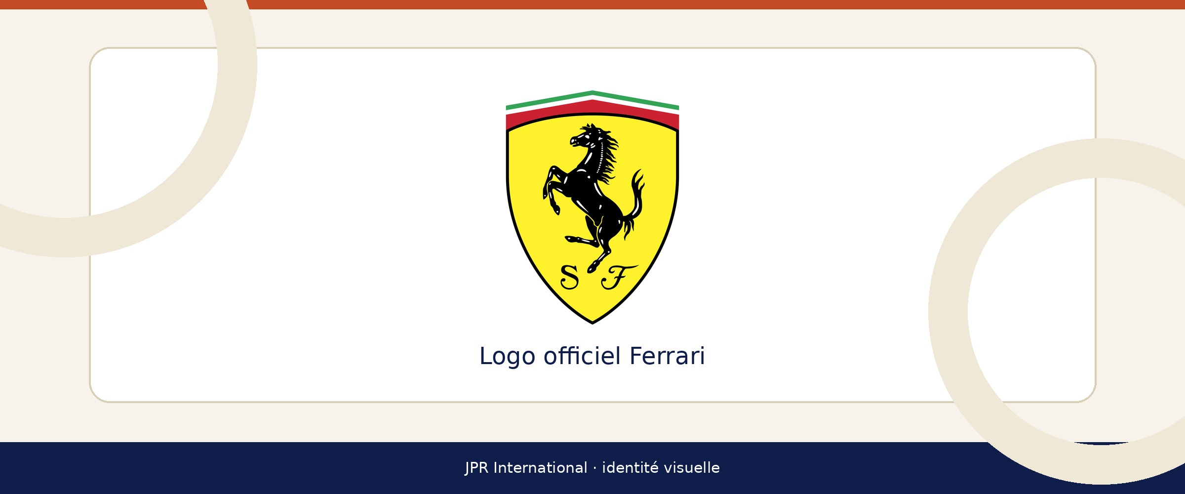 Logo officiel Ferrari