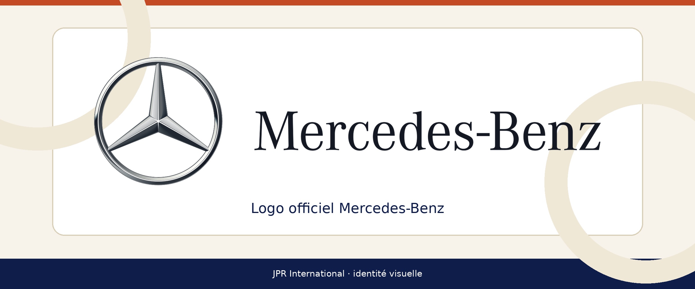 Logo officiel Mercedes-Benz