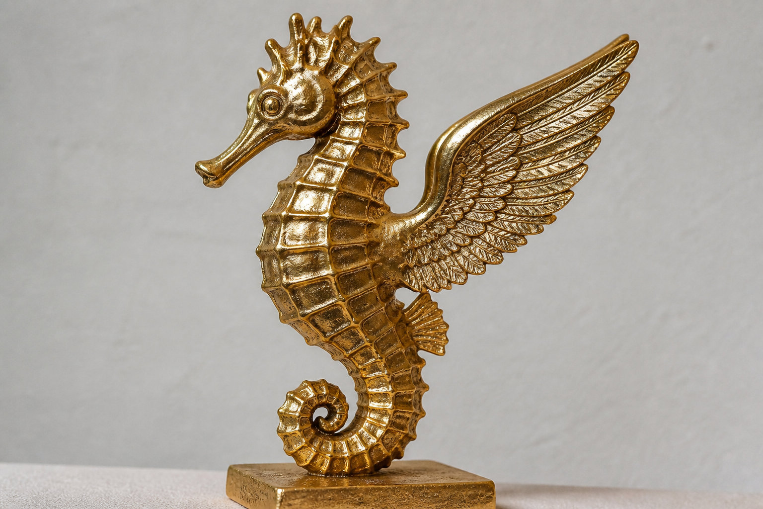 Analyse symbolique : l'hippocampe ailé entre terre et ciel