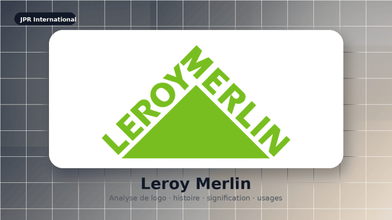 Logo Leroy Merlin : analyse de l'identité de l'habitat
