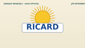 Logo Ricard : symbole solaire et identité visuelle