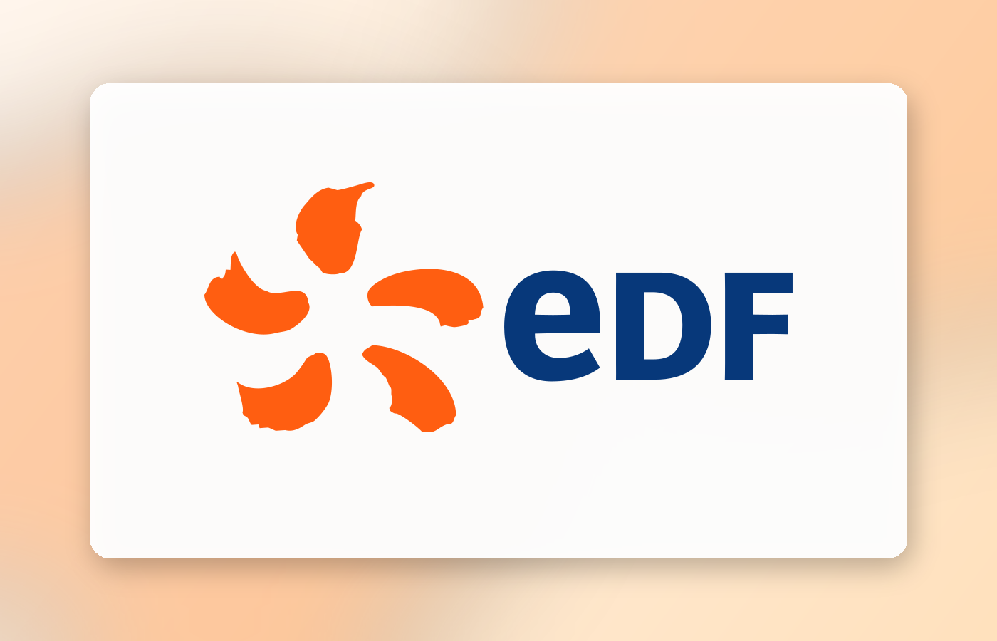 Logo officiel EDF en grand format