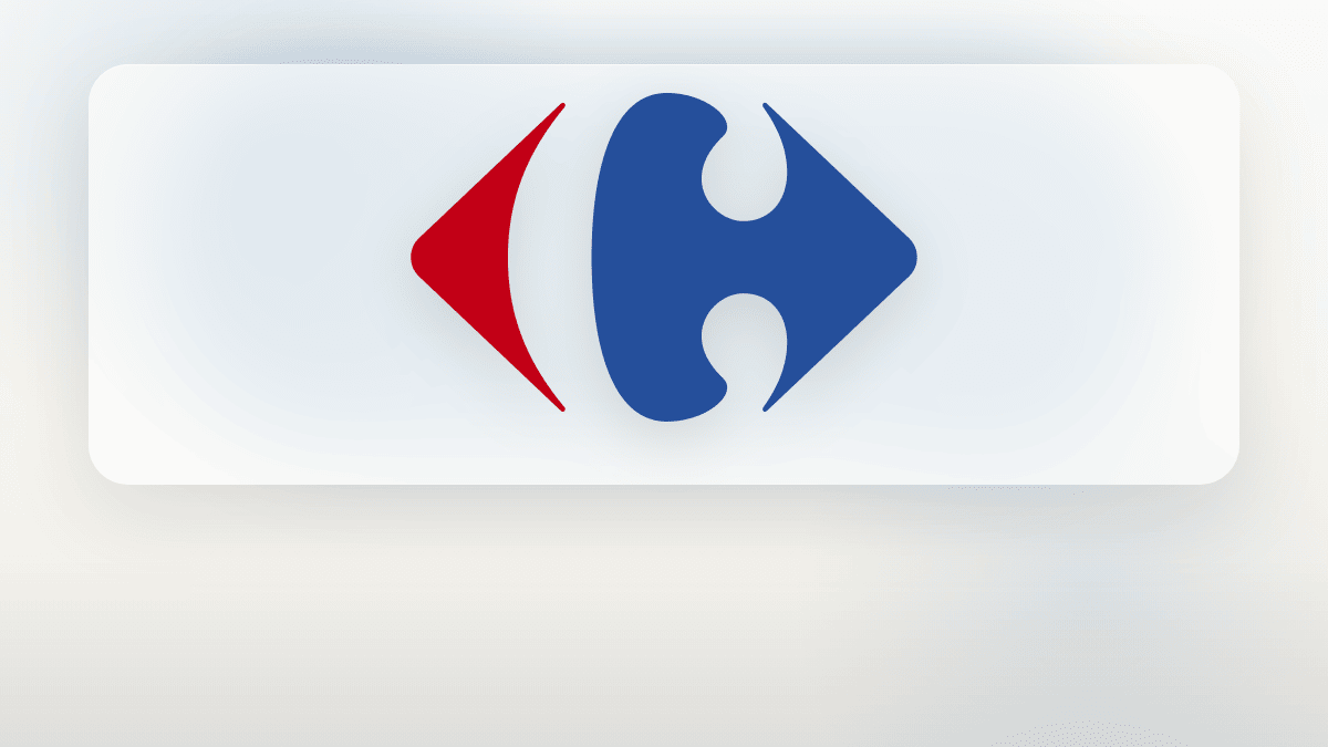 Logo officiel Carrefour en grand format