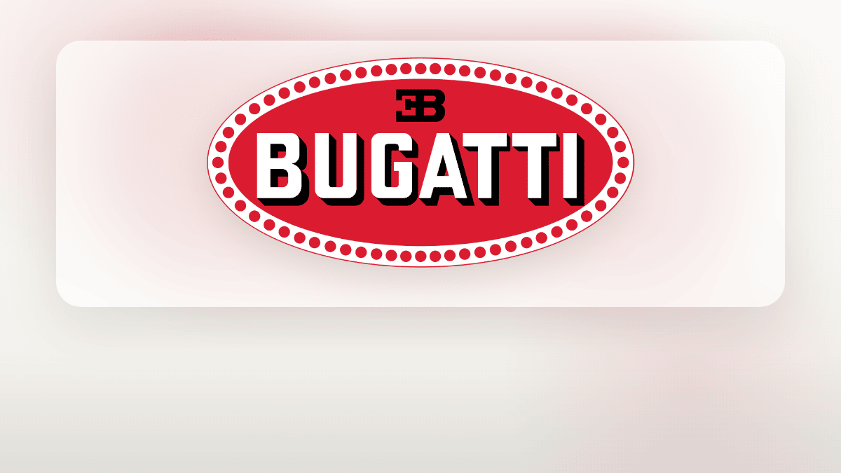 Logo officiel Bugatti en grand format