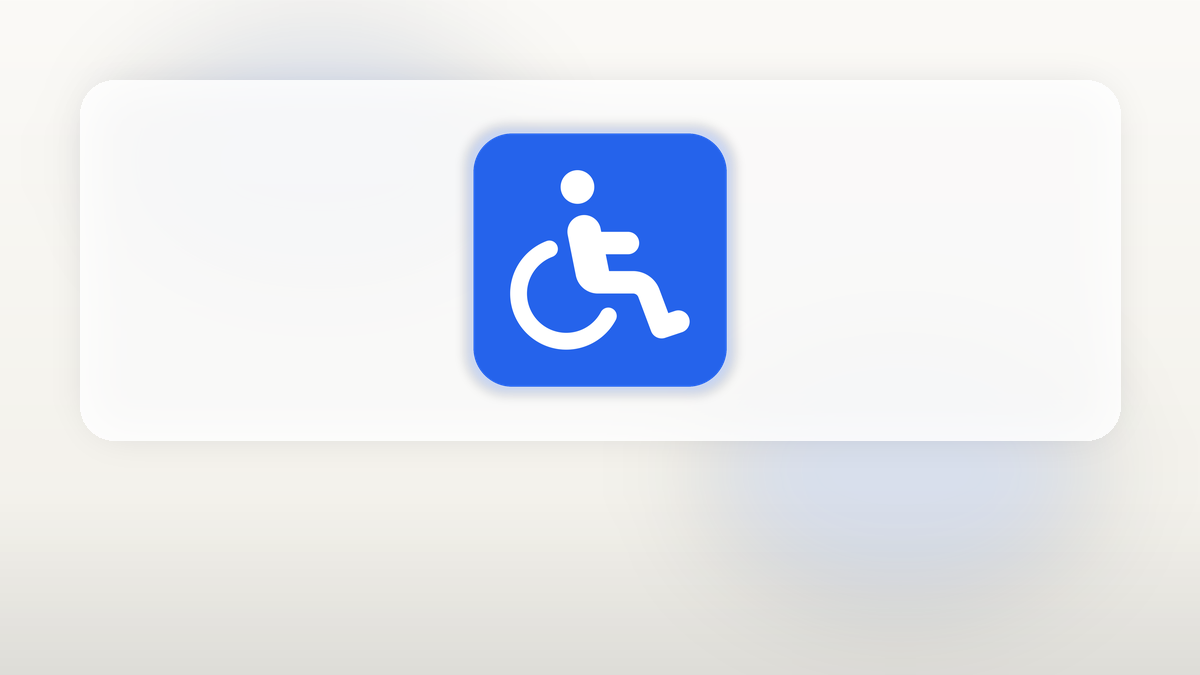 Symbole d’accessibilité handicap