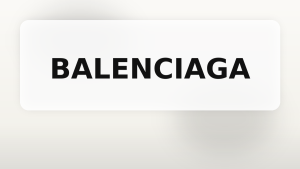 Balenciaga : décryptage de son logotype emblématique