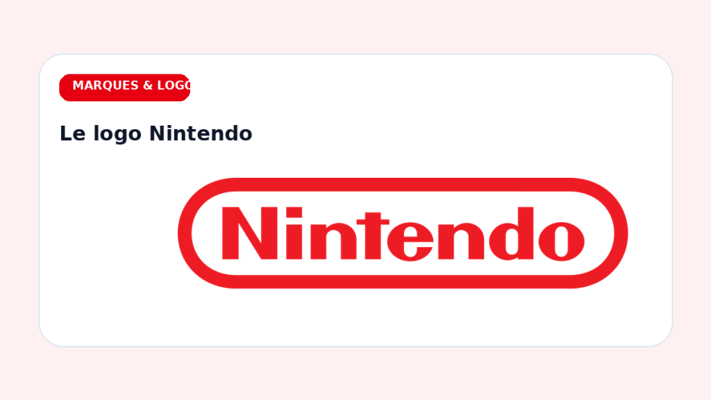 Le logo Nintendo : une identité visuelle iconique décryptée
