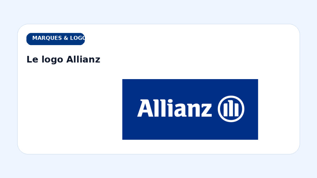 Le logo Allianz : symbole de confiance et d&rsquo;évolution