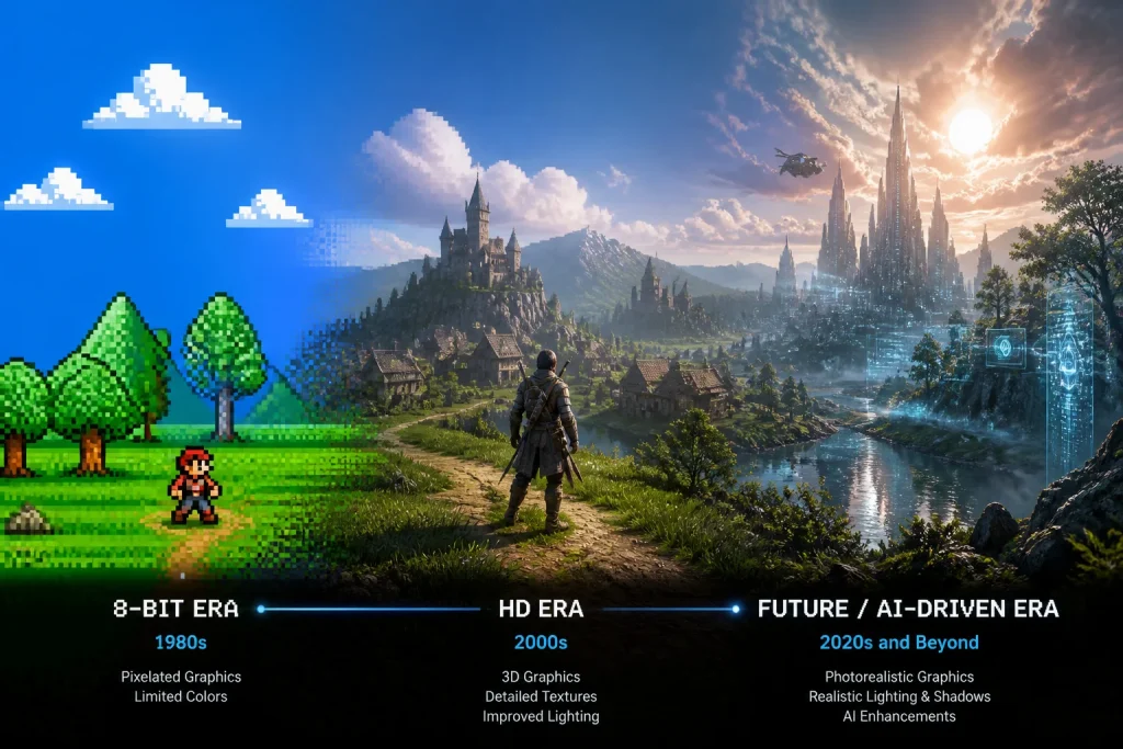 L&rsquo;évolution du graphisme : des pixels à l&rsquo;IA