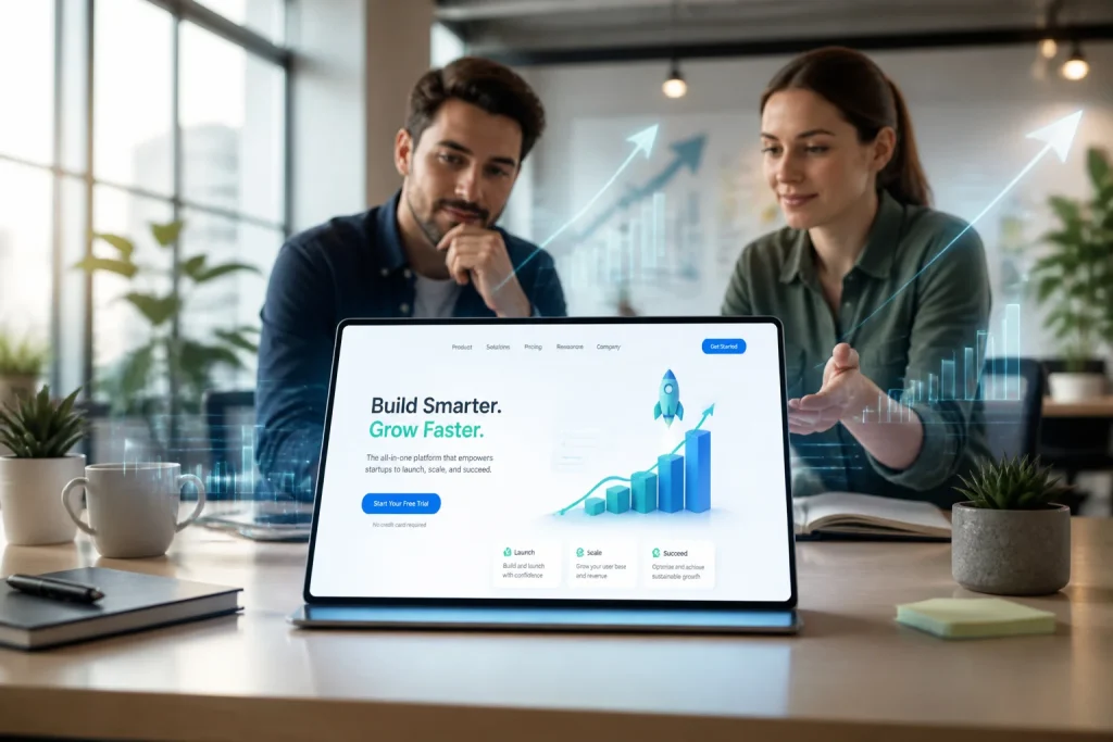 Page startup : captez vos premiers prospects efficacement