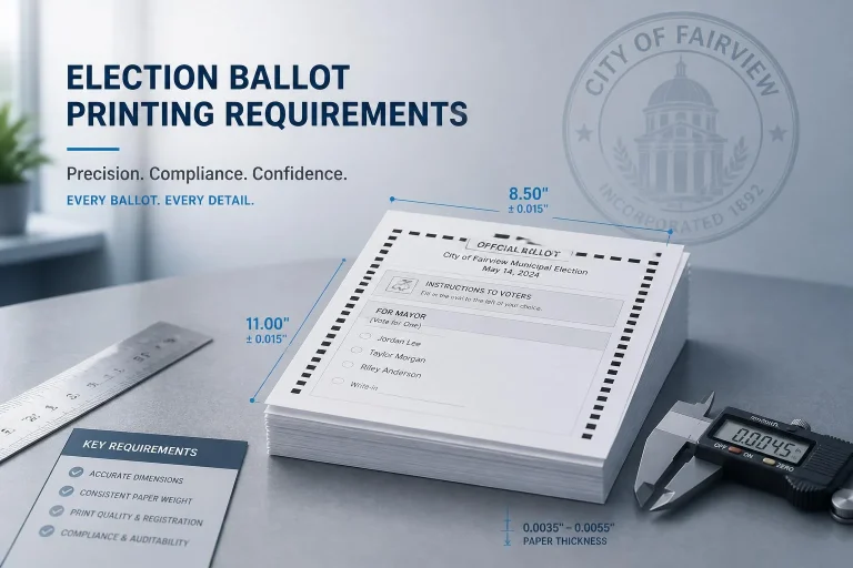 Quels formats de papier pour imprimer des bulletins de vote ?