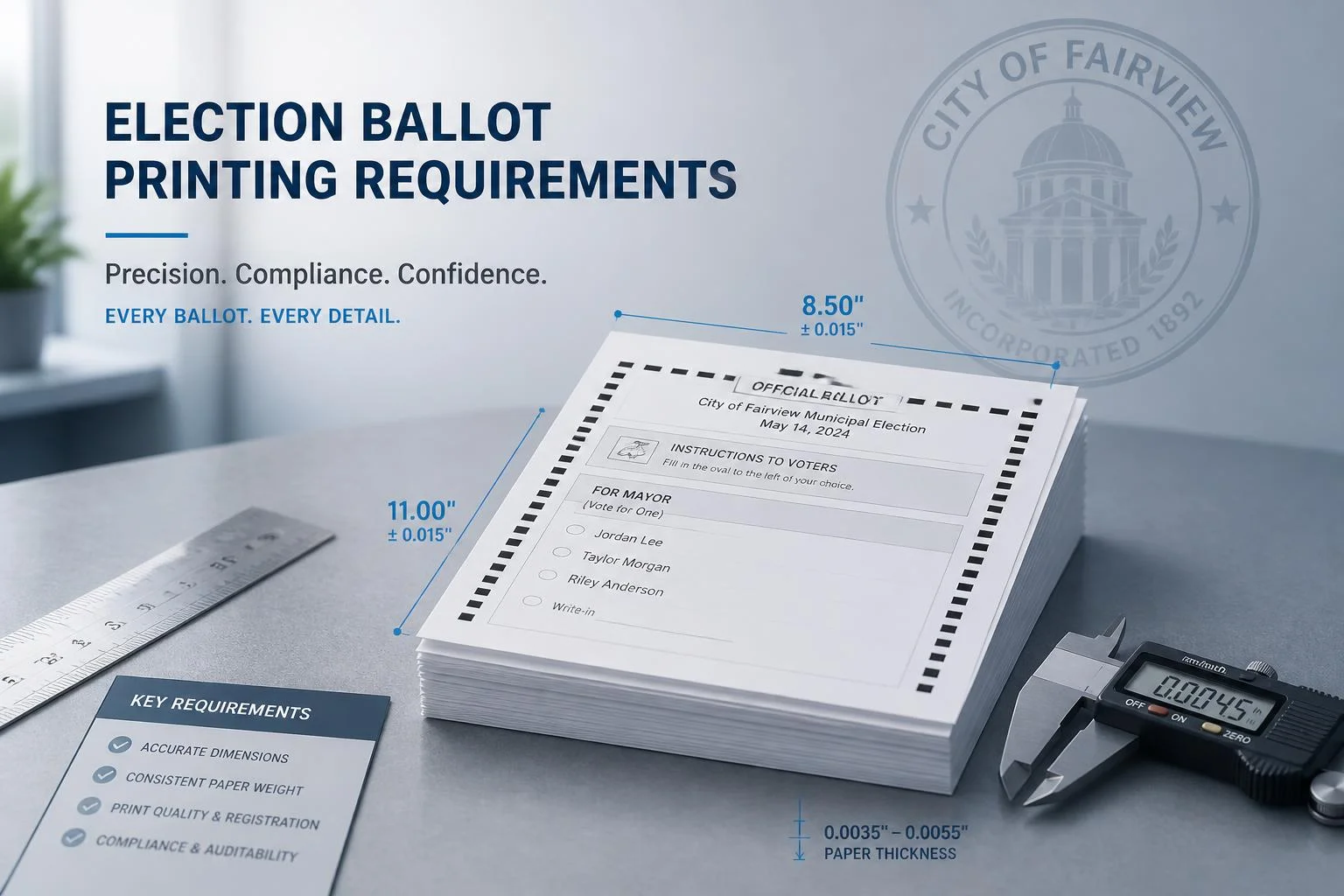 Formats de papier des bulletins de vote : quelles tailles ?