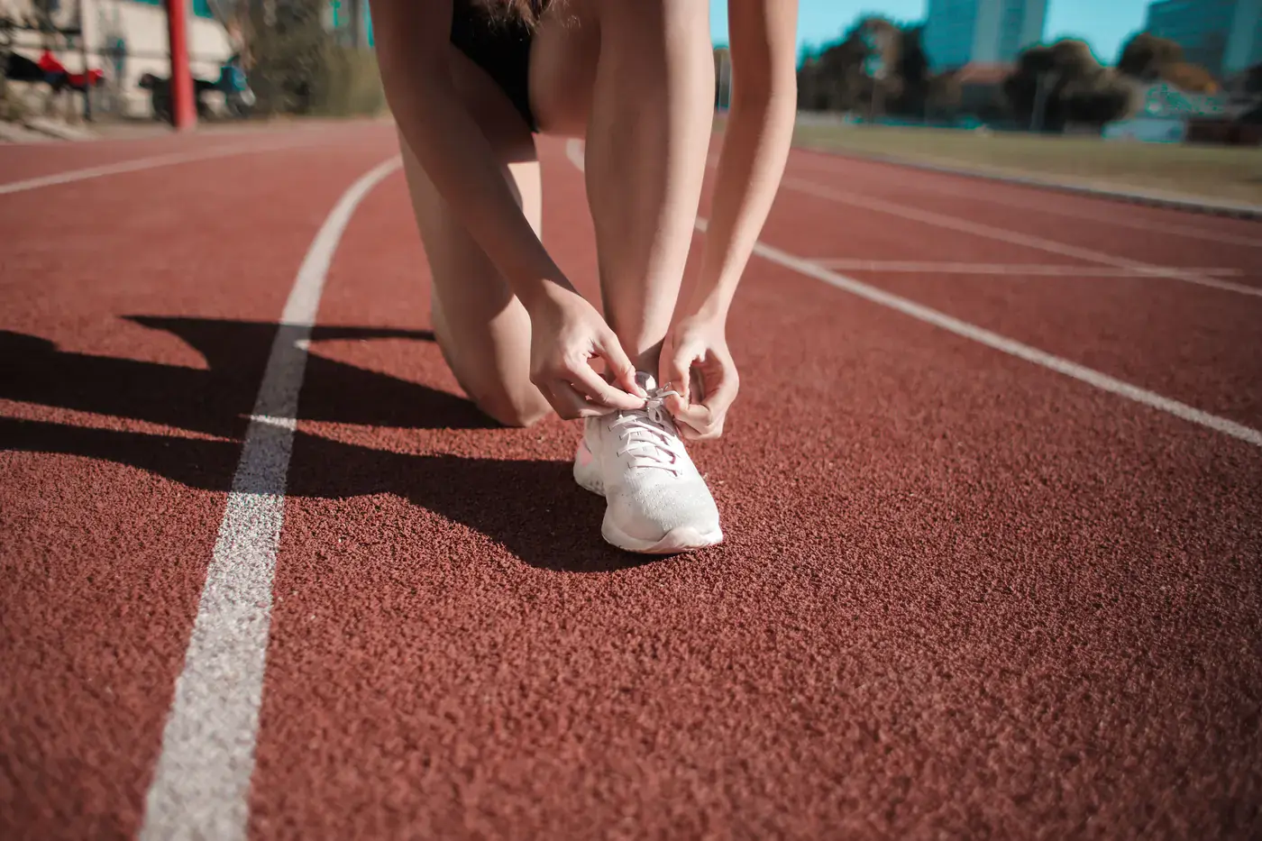 Chaussures de sport en gros plan